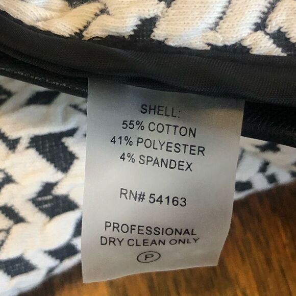 Calvin Klein White & Black Woven Open Front Jacket Career, Normcore,  Academia - Picture 6 of 11